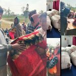 राजापुर वडा नम्बर ७ को कार्यालयद्धारा न्यानो ब्लाङकेट वितरण
