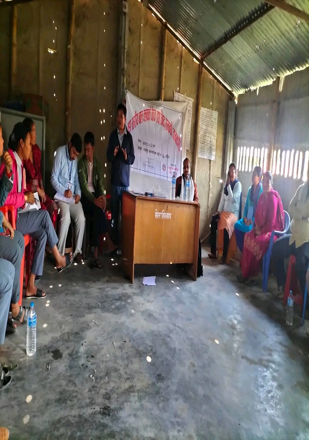 राजापुर नगरपालिका ६ मा वडा स्तरिय बाल क्लबको बैठक तथा बिपद सम्बन्धि जानकारी