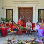 राष्ट्रपति पौडेलद्वारा नवकन्याको पूजा अर्चना