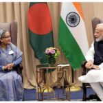 मोदी र हसिनाद्वारा भारत–बङ्गलादेशबीचको रेल, विद्युत् परियोजनाको उद्घाटन