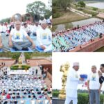 लुम्बिनीमा अन्तर्राष्ट्रिय योग दिवस उत्सव